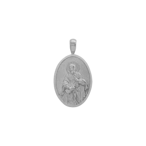 St. Peter Pendant - White Gold