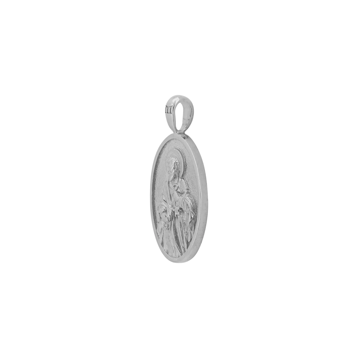 St. Peter Pendant - White Gold