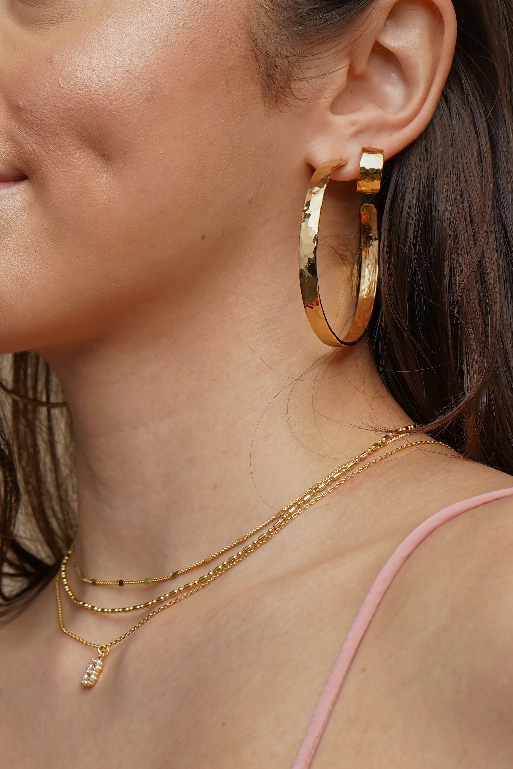 Statement Hammered Hoops