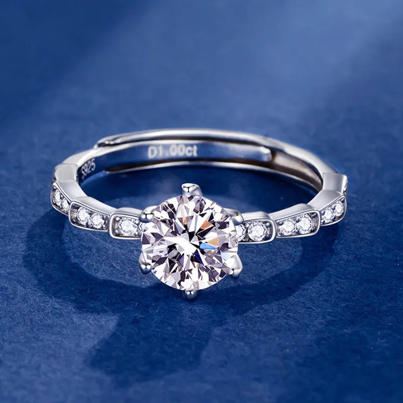 Step Up Proposal Moissanite Ring