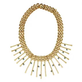 Stunning Golden Auroa Choker Necklace By Aris