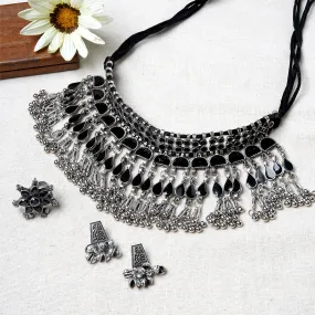 Teejh Azira Silver Oxidised Jewelry Gift Set