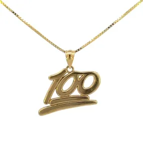 The Hundred Pendant - 10K Gold