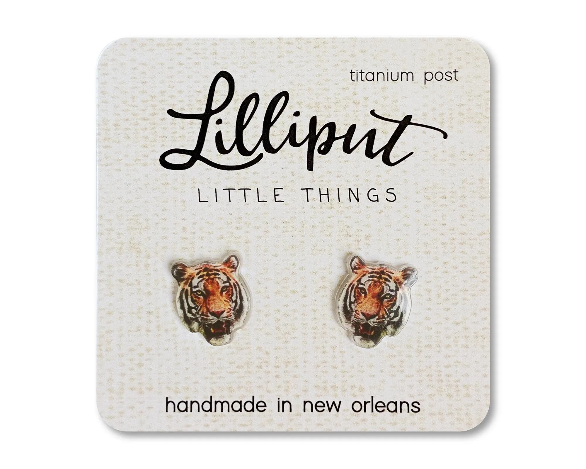 Tiger Earrings