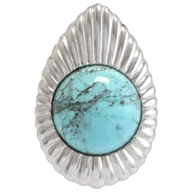 Turquoise Concho Ring