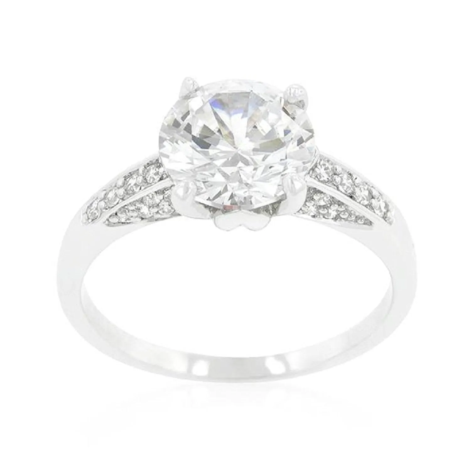 WildKlass Contemporary Engagement Ring with Large Center Stone