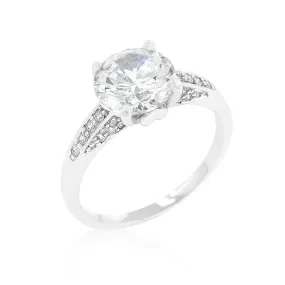 WildKlass Contemporary Engagement Ring with Large Center Stone