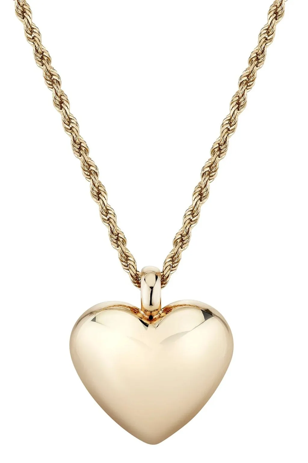 XL HELIUM HEART PENDANT