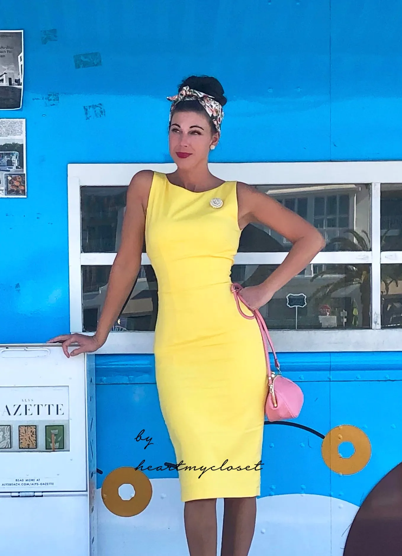 YELLOW sleeveless - Meghan Markle inspired dress