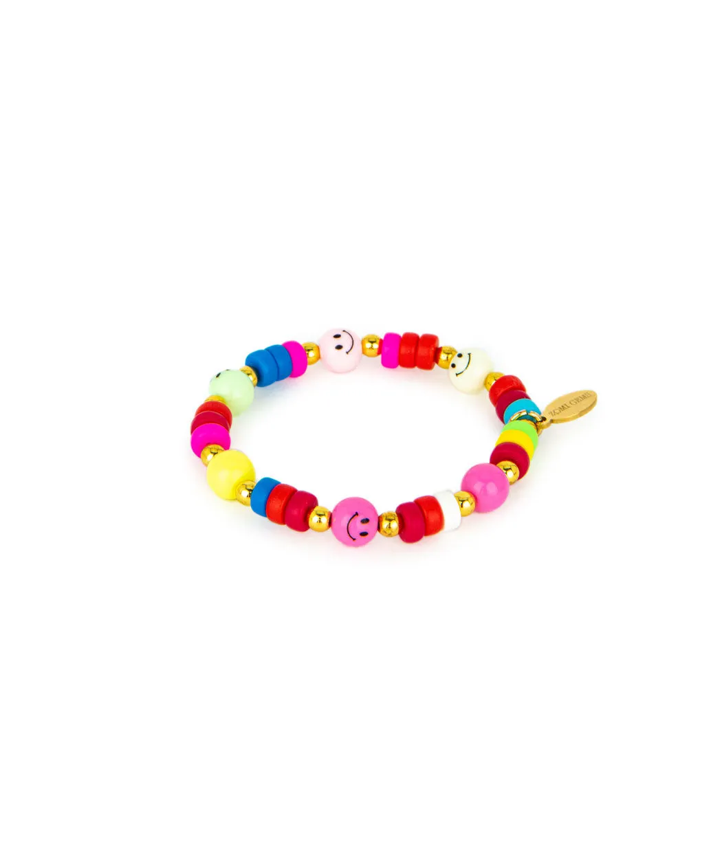 Zomi Daisy Smileys Stretch Bracelet