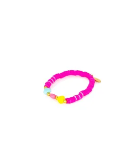 Zomi Daisy Smileys Stretch Bracelet